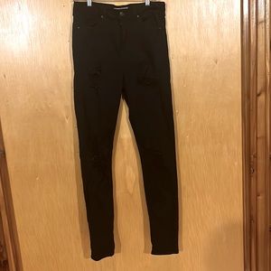 Topshop moto tall black jeans -NWOT